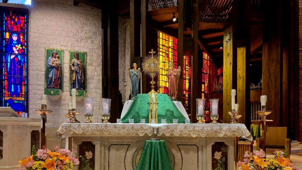 Eucharistic Adoration at St. Therese